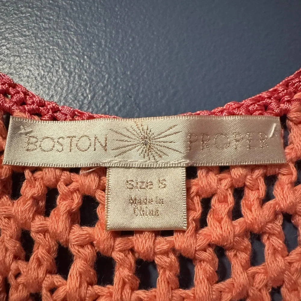 Boston Proper Vibrant Crochet Dress - Picture 3 of 3
